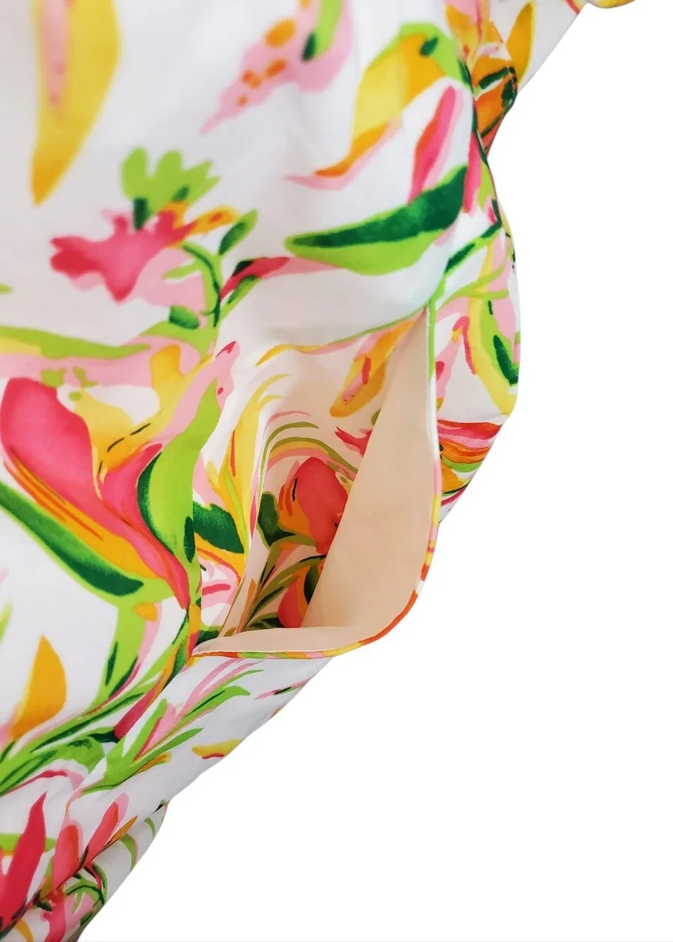 J. Crew Floral Spaghetti-Strap Mini Dress in Yellow & Pink